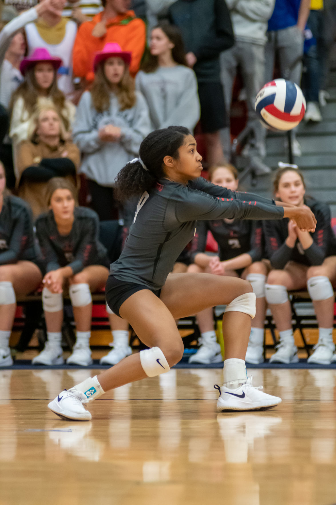 Liberty sophomore outside hitter Lauryn Hill